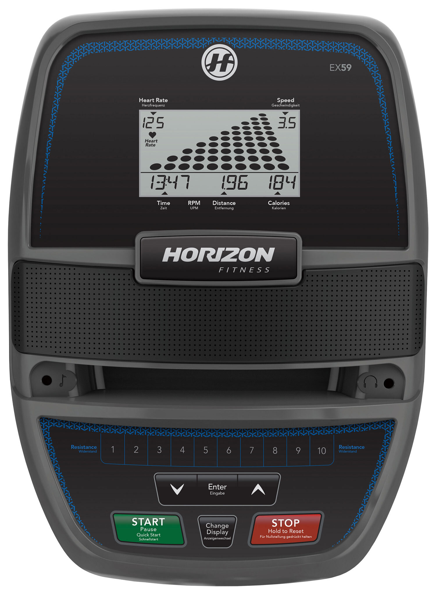 Эллиптический тренажер Horizon EX59-24 preview 2